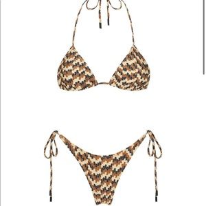 Triangl Vinca Confetti Geo Bikini w Pouch - size M